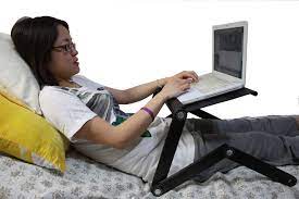 best way to use laptop in bed